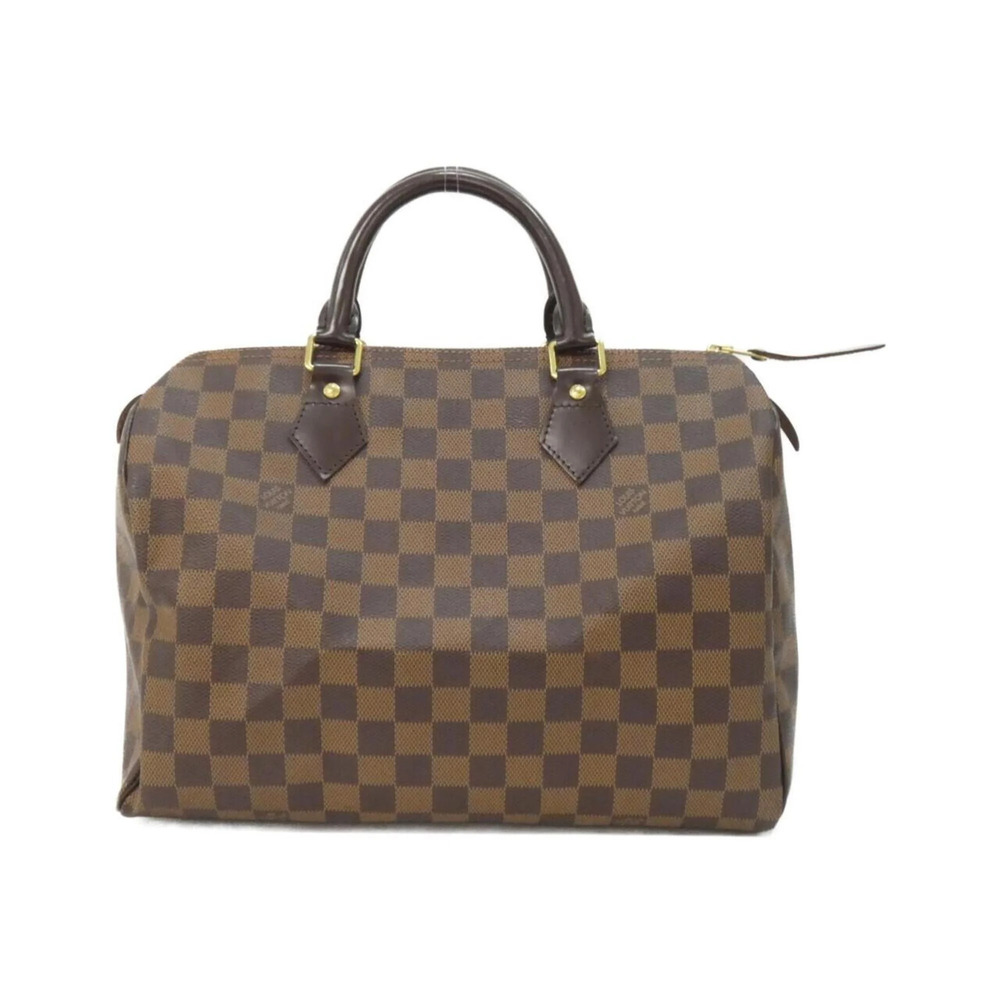 LOUIS VUITTON Brown Damier Speedy 30 Boston Bag - Picture 1 of 10